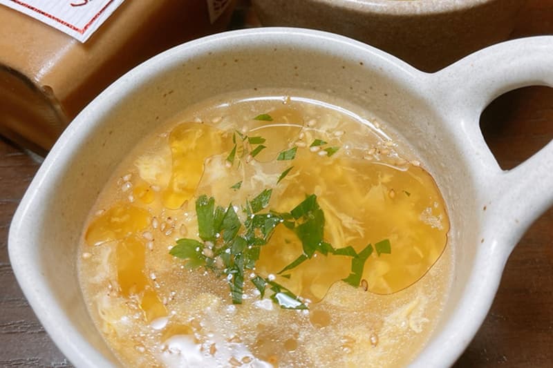 卵スープ